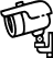 24/7 CCTV security and surveillance icon