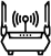 High-speed Wi-Fi and power backup icon